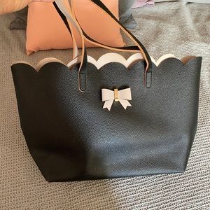 Large black tote bag